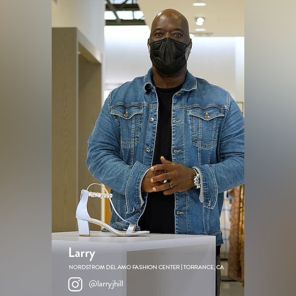 NWOT Jewel Badgley Mischka Catalina Champagne Ankle Strap Sandal - Size 7 - Picture 7 of 14